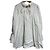Autre Marque Top de mangas voluminosas de seersucker LILY BROWN Blanco