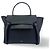 Céline Cinturón Celine Nano de piel de becerro Negro