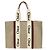 Chloé Chloe Woody Canvas with Leather Medium Marrom