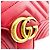 Gucci GG Marmont Flap Matelasse Leather Mini D'oro - vista 7