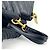 Autre Marque Saint Laurent Classic Monogram Wristlet Matelasse Chevron Leather Small Noir - vue 7