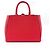 Fendi 2Jours Leather Medium Vermelho - vista 2