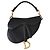 Autre Marque Bolso Dior Saddle Small Piel de Becerro Negro