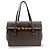 Gucci Bamboo Bullet Top Handle Leather Medium Castaño