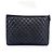 Chanel Boy O Case Clutch Quilted Caviar Medium Nero - vista 2