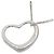 Tiffany & Co. Elsa Peretti Pendente Cuore Aperto Argento Sterling 22mm - vista 2
