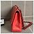 Borsa Chanel Classic Flap Large Pelle Rossa Rosso - vista 3