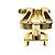 Pulsera FRED Force 10 Large en oro amarillo 18K Dorado - vista 10