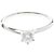 Autre Marque Anello solitario Tiffany in diamante e platino Argento - vista 5