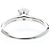 Autre Marque Anello solitario Tiffany in diamante e platino Argento - vista 8