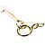 Autre Marque Colar com pingente Tiffany Open Heart em ouro rosa 18K Dourado - vista 10