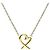 Autre Marque Collar Tiffany Loving Heart en oro amarillo de 18K Dorado