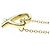 Autre Marque Collar Tiffany Loving Heart en oro amarillo de 18K Dorado - vista 3