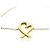 Autre Marque Collar Tiffany Loving Heart en oro amarillo de 18K Dorado - vista 4