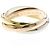 Cartier Trinity Ring in 18K Gelb-, Rosé- und Weißgold Golden