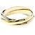 Cartier Trinity Ring in 18K Gelb-, Rosé- und Weißgold Golden - Ansicht 3