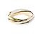 Cartier Trinity Ring in 18K Gelb-, Rosé- und Weißgold Golden - Ansicht 4