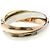 Anel Cartier Trinity em Ouro 18K Dourado - vista 5