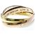 Anel Cartier Trinity em Ouro 18K Dourado - vista 8