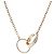 Collar Cartier Baby Love Diamantes Dorado