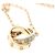 Collar Cartier Baby Love Diamantes Dorado - vista 3