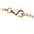 Collar Cartier Baby Love Diamantes Dorado - vista 6