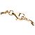 Collar Cartier Baby Love Diamantes Dorado - vista 7