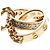 Collar Cartier Baby Love Diamantes Dorado - vista 9