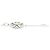 Autre Marque Tiffany Key Diamantenhalskette Silber Golden - Ansicht 5