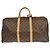 Louis Vuitton Keepall Monogram Canvas 50 Castaño