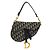 Christian Dior Saddle Oblique Canvas Mini Blu navy