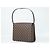 Louis Vuitton Tribeca Carre Damier Ebene Marrone - vista 2