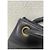 Chanel Vintage Schultertasche aus schwarzem Leder mit CC-Logo - Ansicht 3