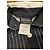 Chanel Vestido Mini de Riscas Pretas e Brancas Preto Branco - vista 2