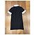 Chanel Vestido Mini de Riscas Pretas e Brancas Preto Branco - vista 4
