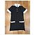 Chanel Vestido Mini de Riscas Pretas e Brancas Preto Branco - vista 6