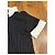 Chanel Vestido Mini de Riscas Pretas e Brancas Preto Branco - vista 7