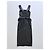 Nanushka Zora Wickelkleid Vegan Leder Schwarz - Ansicht 5
