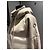 Giacca Moncler in pelle e piumino con cappuccio Bianco Beige - vista 9
