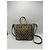 Sac cabas à fermeture éclair Gucci Bree GG Canvas Beige Doré - vue 2