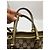 Sac cabas à fermeture éclair Gucci Bree GG Canvas Beige Doré - vue 3