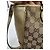 Sac cabas à fermeture éclair Gucci Bree GG Canvas Beige Doré - vue 6