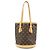 Louis Vuitton Petit Bucket Monogram Canvas Braun