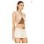 Miu Miu Argyle Strickweste aus Kaschmir Braun Weiß Beige - Ansicht 8