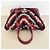 Valentino Borsa Demilune Media con Piume Nero Rosa Rosso Beige Grigio - vista 12
