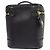 Chanel Vintage Kosmetiktasche aus Lammleder Tall Schwarz - Ansicht 2