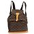 Louis Vuitton Vintage Montsouris Monogram Canvas GM Castaño