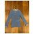 Gucci Rippstrickpullover Blau Metallic - Ansicht 7