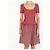 Vestido PRADA a cuadros – Colección Otoño-Invierno 2013 – Talla IT40 / S Negro Blanco Roja - vista 2