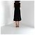 Valentino Schwarzes Strick-Midikleid mit Rüschensaum - Ansicht 10